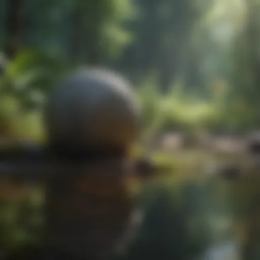 A serene landscape representing tranquility
