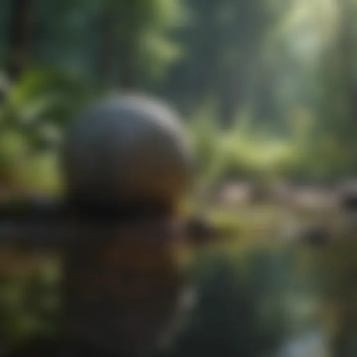 A serene landscape representing tranquility