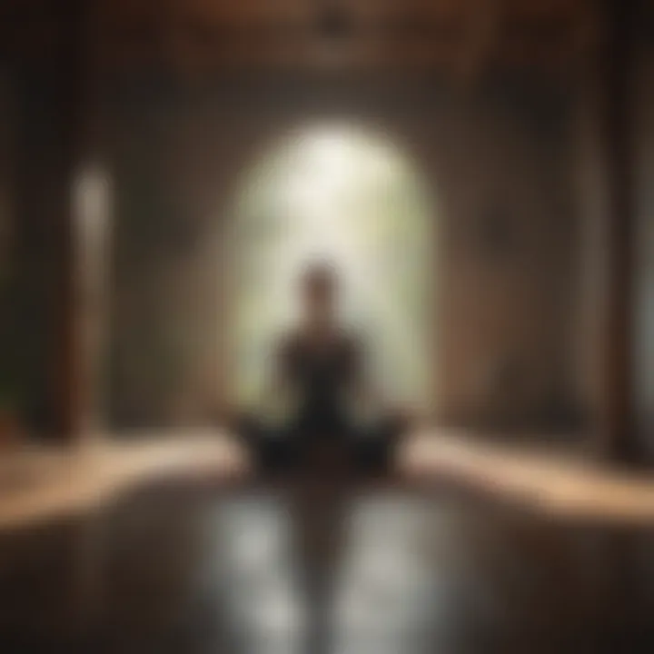 Meditation for Mental Clarity A serene meditation space to promote relaxation
