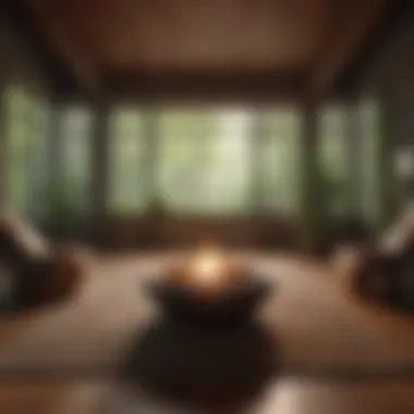 Mindfulness Retreat A cozy indoor space designed for mindfulness practice