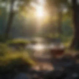 A serene landscape symbolizing emotional healing