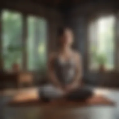 A meditative space illustrating mindfulness
