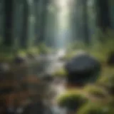 A serene landscape representing mental clarity