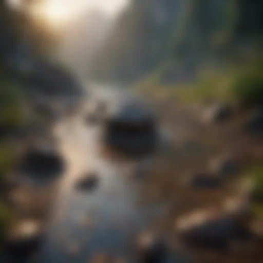 A serene landscape representing inner peace