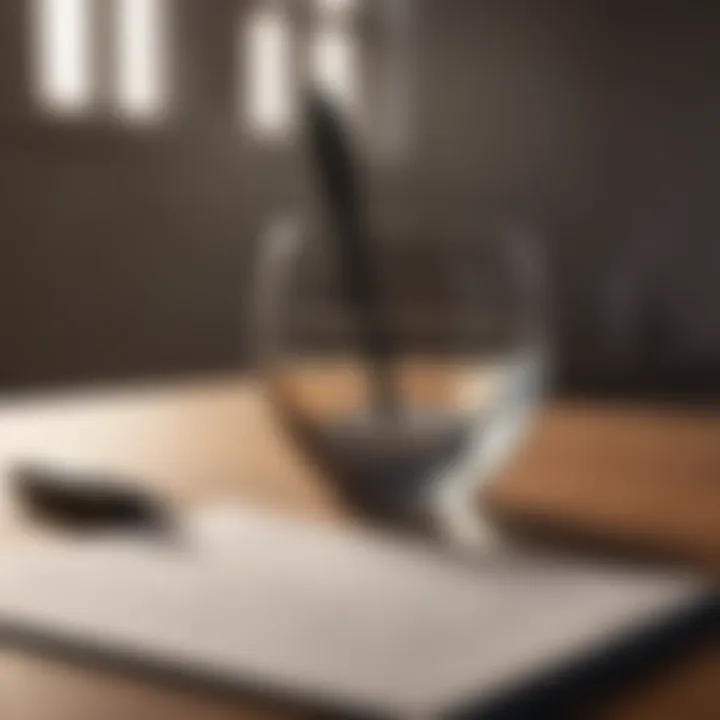 A journal and a pen, illustrating self-reflection and clarity