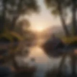 A serene landscape symbolizing clarity and peace of mind
