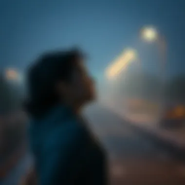 Alone or Lonely? A visual metaphor for the distinction between being alone and feeling lonely