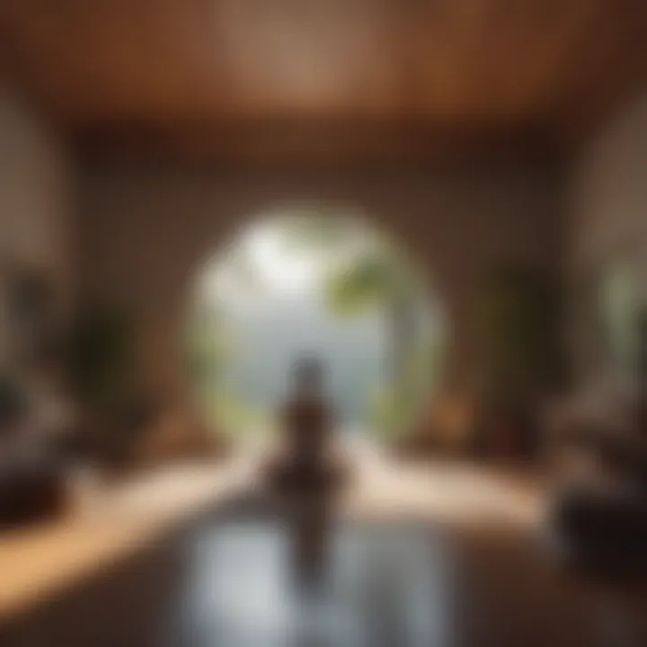A cozy space for meditation and mindfulness practice