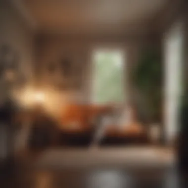 Comforting Space for Personal Reflection A cozy reading nook emphasizing comfort and personal space