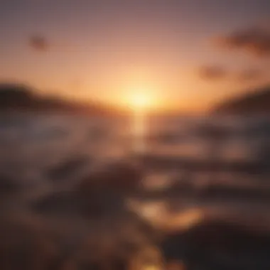 Sunset Representing Hope and Renewal A sunset symbolizing hope and new beginnings