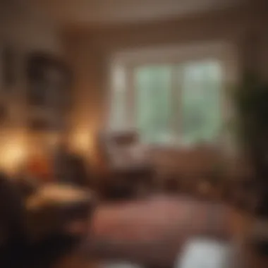 Cultivating Inner Peace A cozy reading nook filled with books and warm lighting