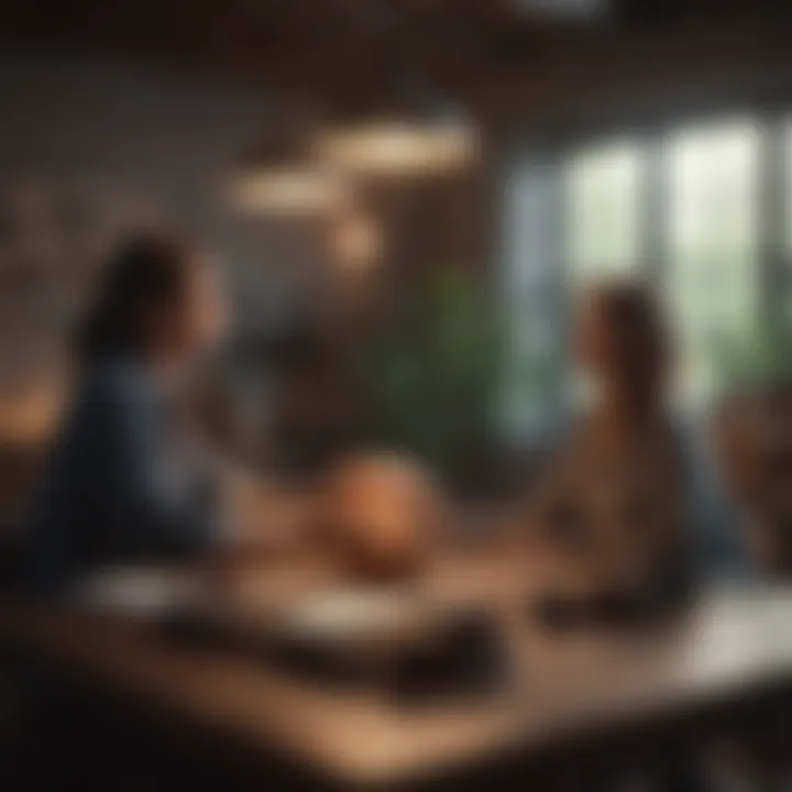 Team collaboration enhancing workplace morale