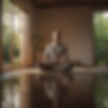 Meditation Practice for Self-Development A person meditating in a tranquil setting