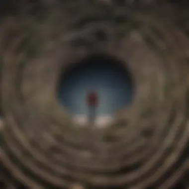 A Maze of Relationship Dynamics A maze symbolizing complicated relationship dynamics