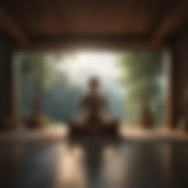 Creating a Peaceful Meditation Environment A serene meditation space with calming elements