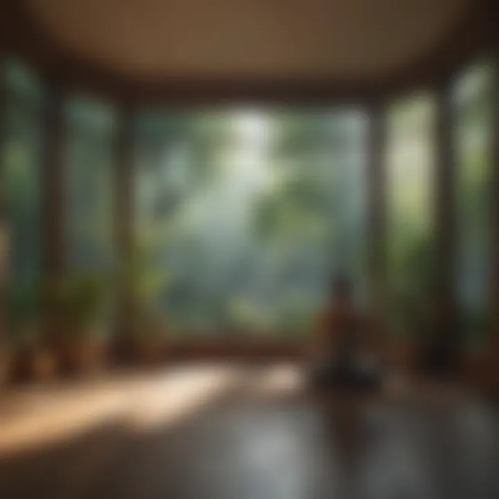 A meditative space inviting mindfulness