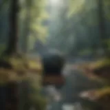 A serene landscape representing emotional tranquility