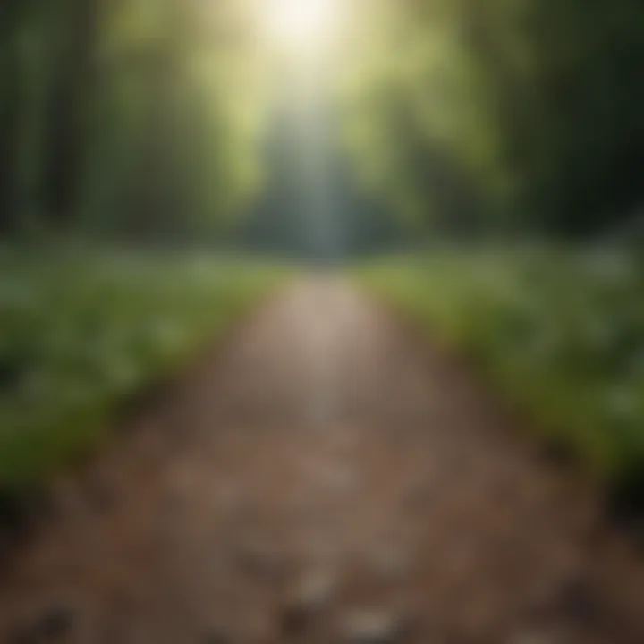 A path leading towards personal growth and self-acceptance