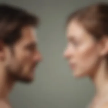 Illustration depicting the intertwining nature of self-esteem and anxiety
