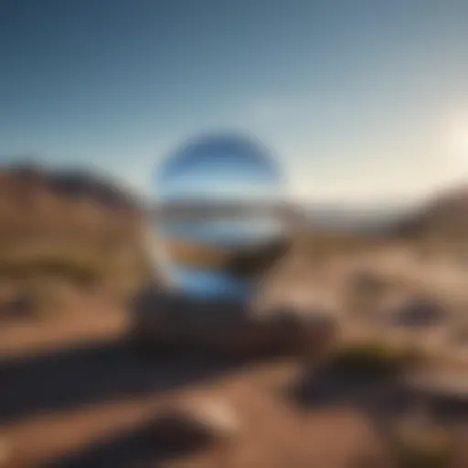 A serene landscape with a clear sky symbolizing mental clarity
