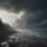 A serene landscape representing tranquility amidst chaos