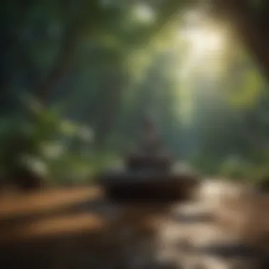 Cultivating Mindfulness Meditation in a serene environment