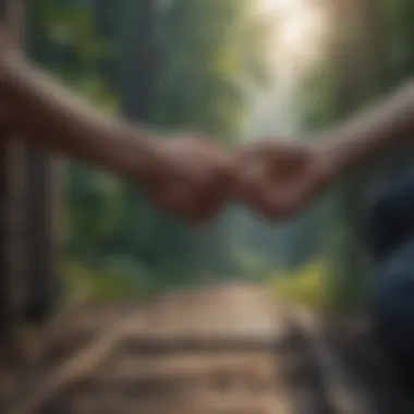 Empathy as a Bridge to Forgiveness A symbolic representation of empathy bridging gaps