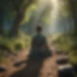 A tranquil landscape symbolizing inner peace