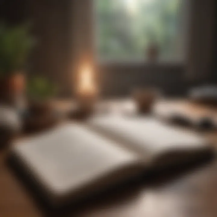 An open notebook with notes on different counseling approaches