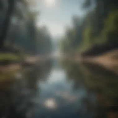 Reclaiming Mental Clarity A serene landscape symbolizing peace and mental wellness