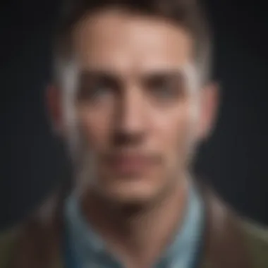 Cultivating Self-Awareness Conceptual art illustrating self-awareness and personal reflection