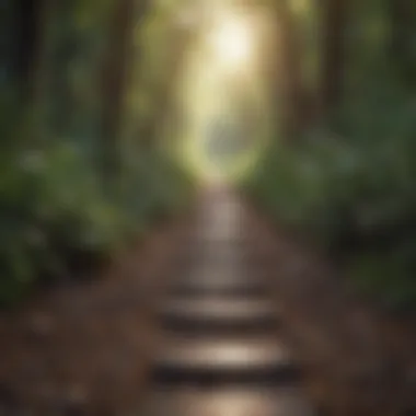 Pathway symbolizing personal growth