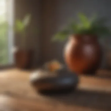 Mindfulness and Meditation A calm space with meditation tools