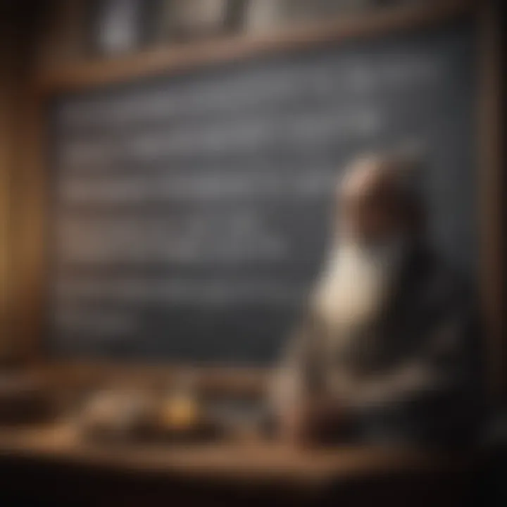 Mindset quote written on a chalkboard