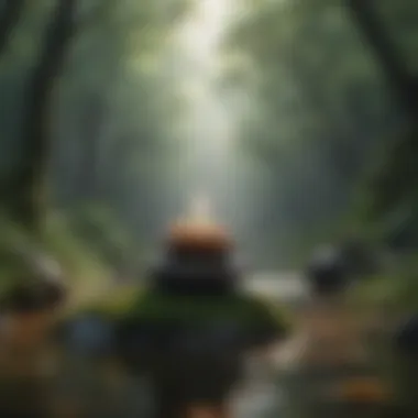 Creating a Calm Environment Calm atmosphere with nature elements