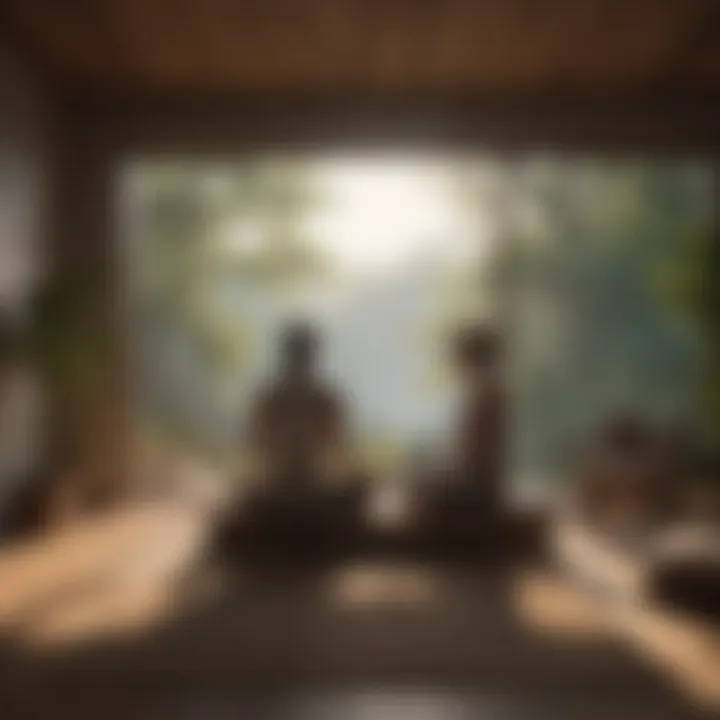 Visualization of a peaceful retreat with soft lighting and cozy atmosphere