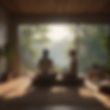 Creating Your Peaceful Retreat Visualization of a peaceful retreat with soft lighting and cozy atmosphere