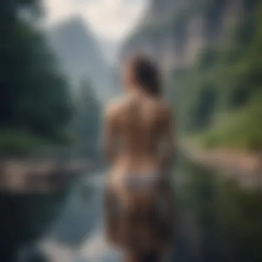 A serene landscape promoting self-reflection