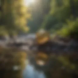 A serene landscape reflecting tranquility and gratitude