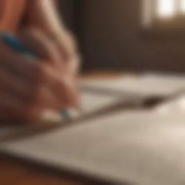 Reflections of Gratitude in Writing An open journal with thoughtful reflections on appreciation
