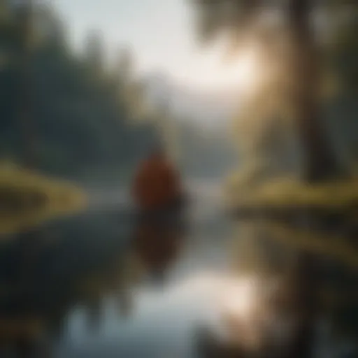 A serene landscape reflecting inner thoughts