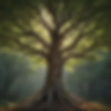 Resilience and Strength through Self-Respect A flourishing tree symbolizing resilience and strength
