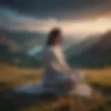 A serene landscape symbolizing inner peace
