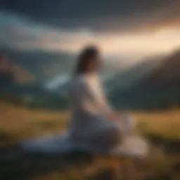 A serene landscape symbolizing inner peace