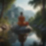 A serene landscape symbolizing inner peace and self-acceptance