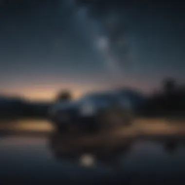 Peaceful Night Sky Gentle night sky with stars promoting tranquility