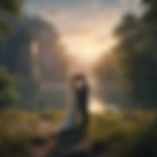 A serene landscape symbolizing love