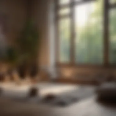 Creating a Serene Meditation Environment Tranquil meditation space with soft lighting and cushions