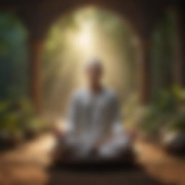 Meditative practice for inner peace