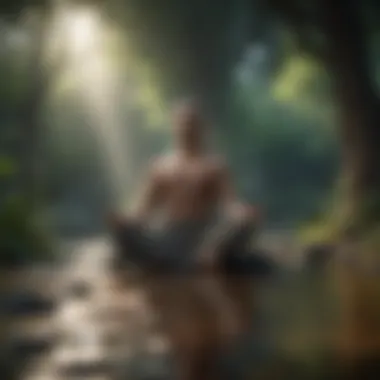 Meditation for Self-Worth Meditative scene promoting inner peace